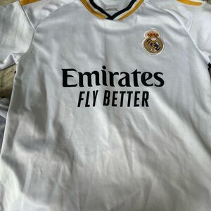 Real Madrid White Soccer Jersey